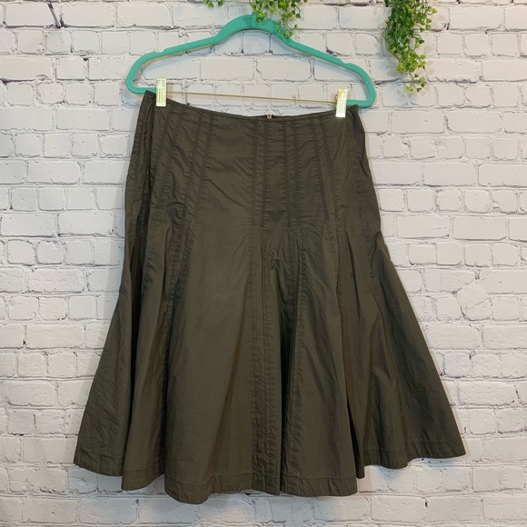 CAbi Dresses & Skirts - CAbi | A Line 💯 Cotton Brown Skirt